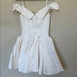 House Of CB  S A-C ‘Elida’ White Twill Off Shoulder Corset Mini Dress NWOT Photo 8