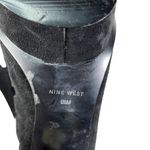 Nine West Womens Open Toed Platform Shoes Black Suede Pumps Size 9.5 M u Photo 6