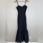 Lulus Instinctively Stunning Black Lace Trumpet Bustier Maxi Dress size Small Photo 10