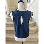 The North Face  Slate Blue Open Back Muscle Cropped Tank Photo 2