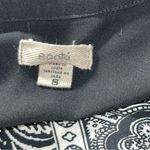 Ecote Black and White Geometric Print 3/4 Sleeve Dress Women’s Size Small Photo 6