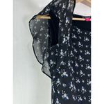 Vince Camuto  Charming Ditsy Floral Ruffle Sleeve Blouse XS Photo 3