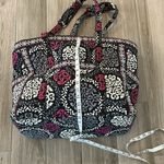 Vera Bradley Stylish Black and Gray Tote Bag Photo 4