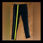 Hot Kiss black ribbed faux leather trim leggings - Size XL**refer to measurement Photo 8