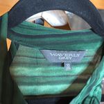 Anthropologie  Waverly Grey Green Blue 100% Silk Hi-Lo Halter Top Size XS Photo 1