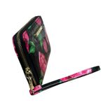 Betsey Johnson Betsy Johnson Patent Floral Zipper long Wallet wristlet Photo 3