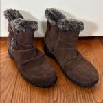 Khombu  Lindsey Suede Leather Faux Fur Boots Brown‎ Size 8 Photo 1