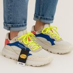 Brandblack Vibram Nomo Sneakers White Blue Coral Neon 7 Mens 8.5 Womens Unisex Photo 0