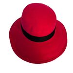 Bollman Hat Company Hot Pink 100% Wool Felt Fedora Hat Wide Brim Photo 0
