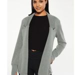 Marika Havana Cardigan Jacket in H. Urban Chic Gray S Photo 1