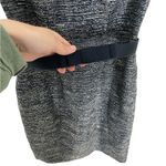 Theia Elegant Blue Sleeveless Dress 2 Gray Photo 3