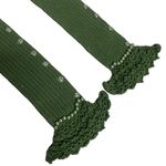 Handmade Dark Green crochet Handle Cover for Handbags Photo 3