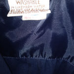 Lilli Ann 12 Vintage Navy Pullover Coat Dress Blue Size L Photo 2