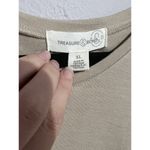 Treasure & Bond  Tan Short Sleeve T-Shirt Cinched Maxi Dress Size XL Photo 4