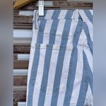 Good American  Baby Blue white stipe jeans size 24 Photo 3