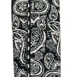 Lily Waters women's black white floral paisley folding wallet cards checkbook Photo 0
