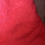 Desigual Long Trench Coat L Red Cotton Tapestry Baroque Fairy Artsy Renaissance Photo 10