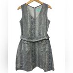 Judith March  Gray Snakeprint Sleeveless Dress Photo 1