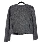 Loft NWT  Wool Blend Collarless Blazer in Dark Heathered Gray - Size 6 Photo 1