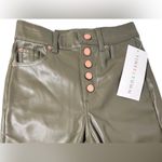 Tinseltown  High-Rise Exposed Button-Fly Patent Skinny Pants Photo 1