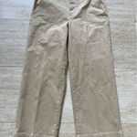 Madewell  Wide Leg High‎ Raise Tailored Pants Womens Size 30 Light Yellow Photo 0