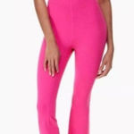 Wilfred Aritzia FREE Vital Pink Divinity Kick Flare Jumpsuit Women's SIZE SMALL Photo 0