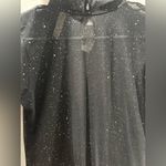 NWT Black Sheer Glitter bodysuit Size L Photo 1