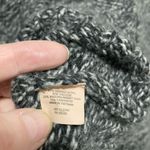 EXPRESS Black Marbled Merino Wool Cashmere Blend Cable Knit Turtleneck Sweater Photo 2