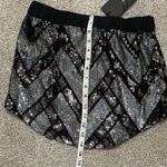 Chaser Black and Silver Sequin Skirt Photo 3