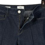 Loft Outlet SZ 4 Curvy Skinny Jeans Stretch Creased Dark Wash Mid-Rise Sparkle Photo 2