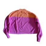 Bar III  Color Block Mock Neck Sweater Ribbed Knit Pullover‎ Top Large Photo 1