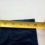 Anthropologie  Maeve The Collette wide leg pants Linen blend crop navy blue 33 Photo 5