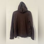 Lauren Ralph Lauren Brown Hooded Lightweight Toggle Jacket Leather Accents Med Photo 2