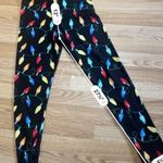 Maze Women's Holiday Lights Printed Leggings Size 4 Christmas Novelty Elastic Photo 5