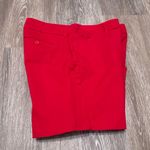 Level up Larry Levine Red Bermuda Shorts Size 8 Photo 0