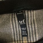 ZARA  Trf Plaid Zip Front Short Sleeve Mini Dress Preppy Chic Small Photo 3