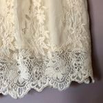 Stradivarius Ivory Lace Skirt Photo 1