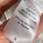 Young Fabulous and Broke Young, Fabulous & Broke white linen blend long sleeve utility jumpsuit Photo 3