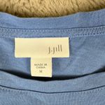 J.Jill Striped Tunic Top Long Sleeve Layering Blue White Size M Minimalist Size M Photo 1