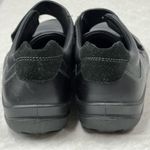 Ecco Black leather  size 11/11.5 slip-on velcro close shoes 42 Photo 2