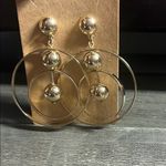 Sugarfix  Gold Circle Drop Earrings Photo 2