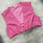 Camila Coelho  Devon Single Button Top Photo 3