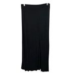 American Eagle  Outfitters Knit Black Maxi Skirt Women‎ Small Lined Raw Edge Photo 1
