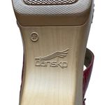 Dansko Women's Kristy Clog Sandals in Red Leather Size 37 Photo 7