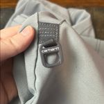 Carhartt  Blue Straight Leg Pants with Elastic Waistband Photo 4