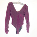 ZARA NWT  knit shimmer glitter bodysuit Photo 6