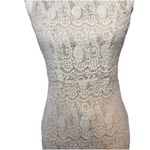 Ark & Co. Ecru Lace Dress With Nude Lining Women’s Size Small Photo 4
