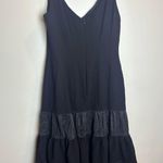 Teri Jon by Rickie Freeman Black Formal Dress Women Size 10 A Line Puff Bottom Photo 4