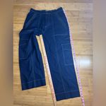 Free Assembly NAVY BLAZER Women's 100% Cotton Cargo Pants,Pockets,Casual|Size:M White Size M Photo 6