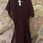 Commense Chocolate Brown Maxi Dress size small Photo 1